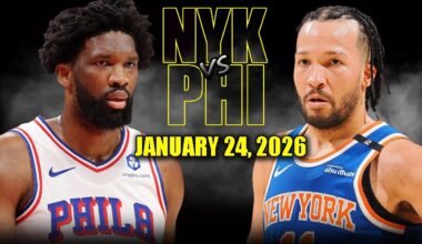 New York Knicks vs Philadelphia 76ers Full Game Highlights - January 24, 2026 | NBA Season