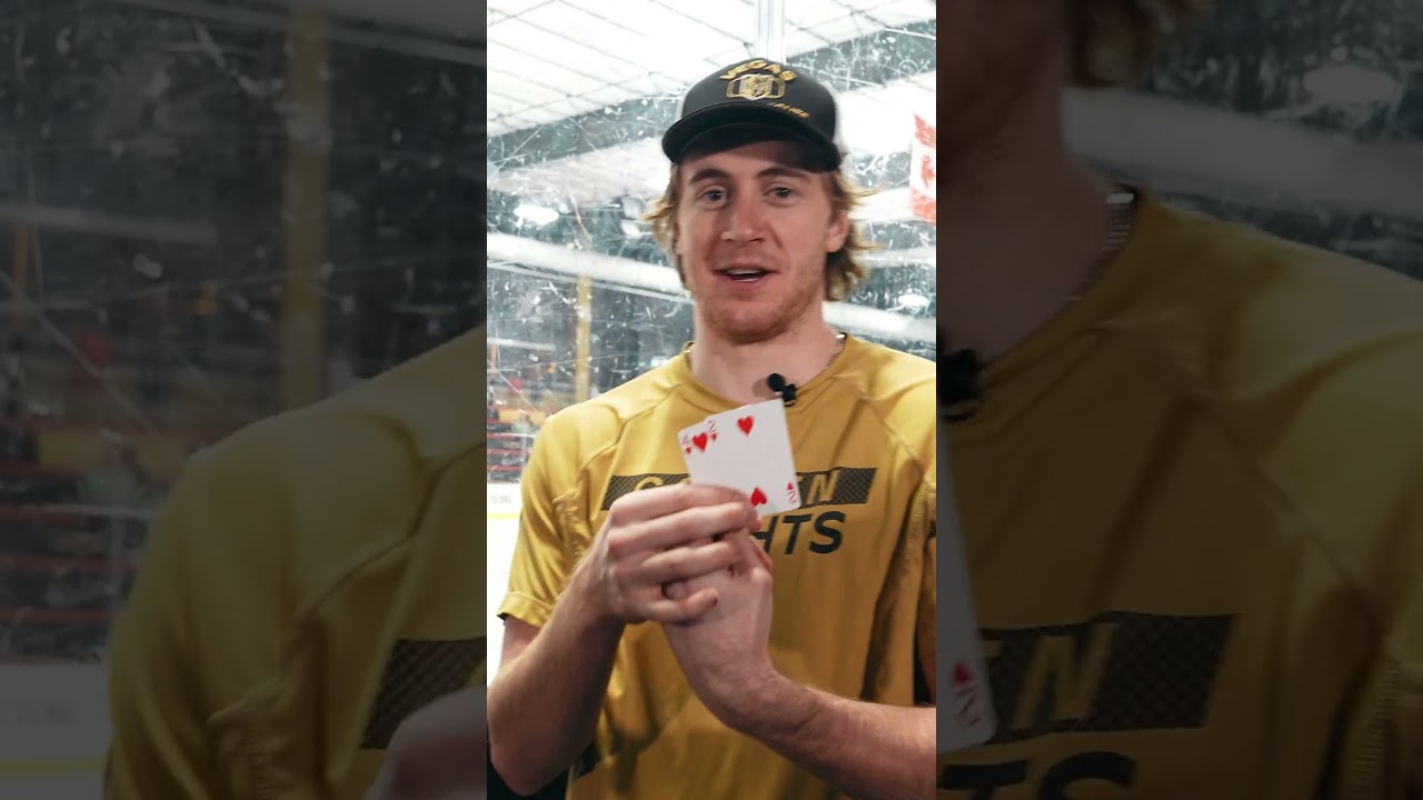 Vegas headline magician @DavidBlaine works his magic some Golden Knights! Full video coming soon! 👀