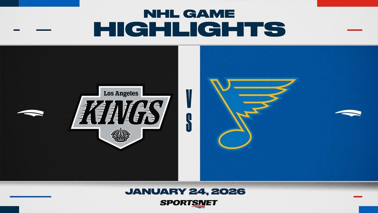 NHL Highlights | Kings vs Blues - January 24, 2026