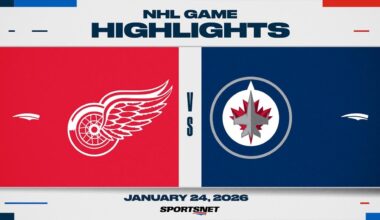 NHL Highlights | Red Wings vs. Jets - January 24, 2026