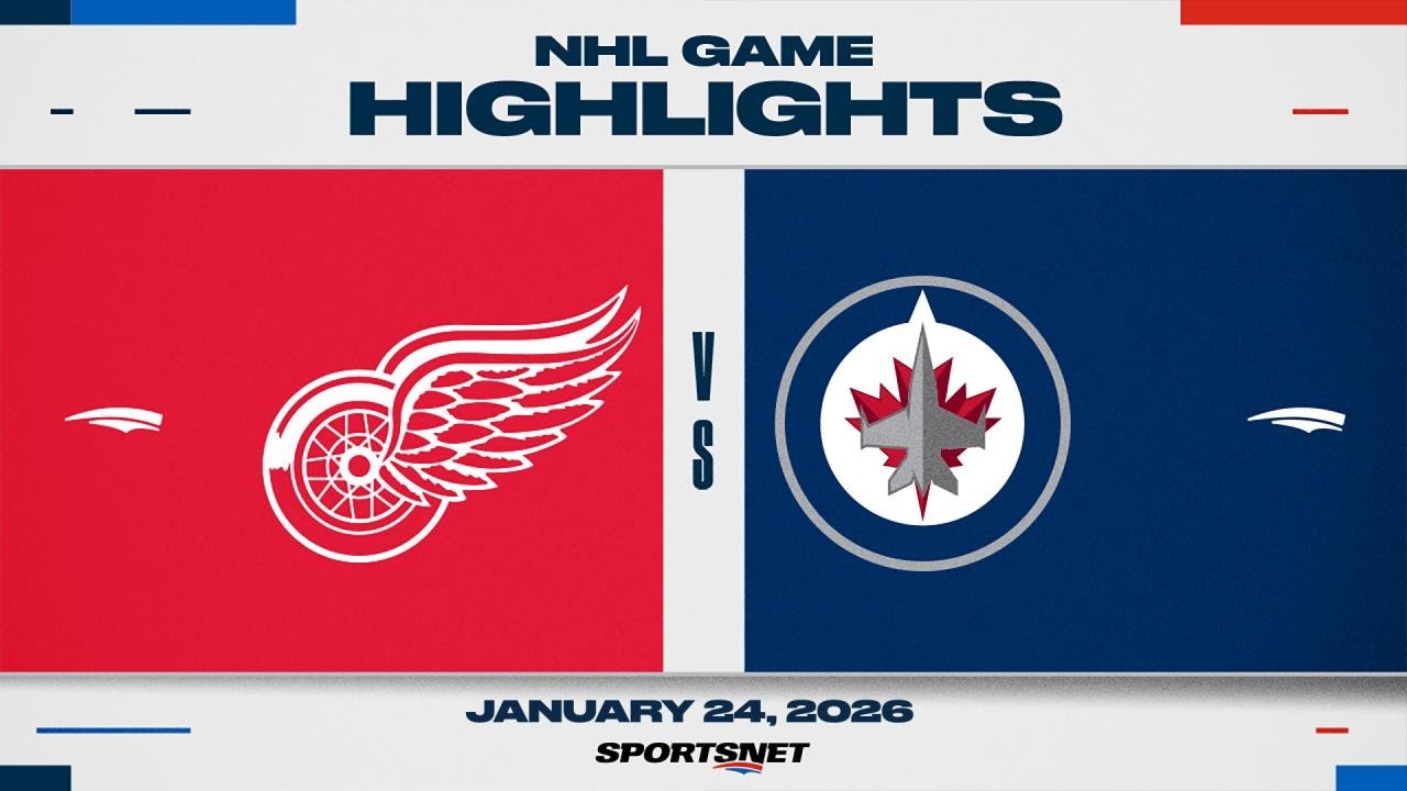 NHL Highlights | Red Wings vs. Jets - January 24, 2026