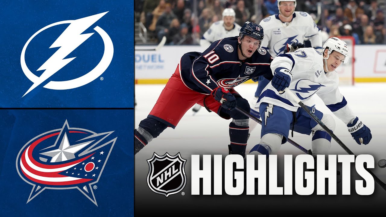 Lightning vs. Blue Jackets | NHL Highlights | January 24, 2026