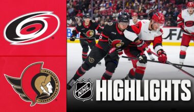 Hurricanes vs. Senators | NHL Highlights | January 24, 2026