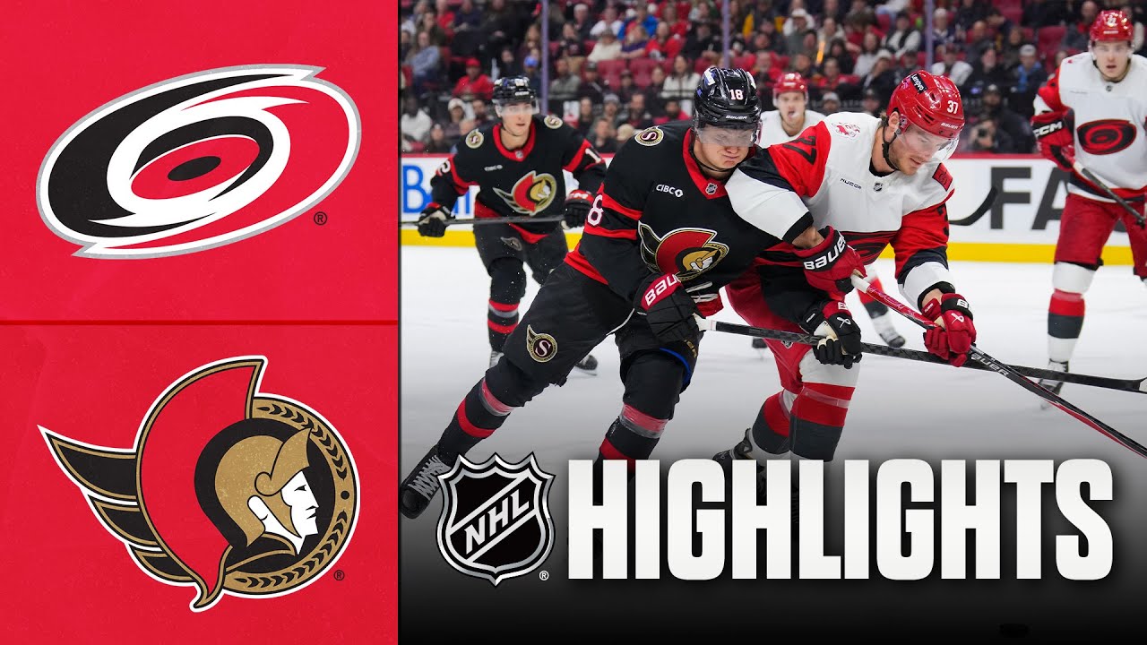 Hurricanes vs. Senators | NHL Highlights | January 24, 2026