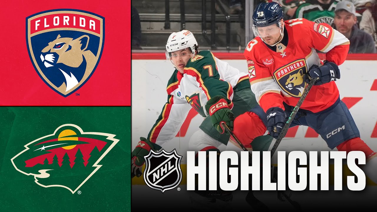Panthers vs. Wild | NHL Highlights | January 24, 2026