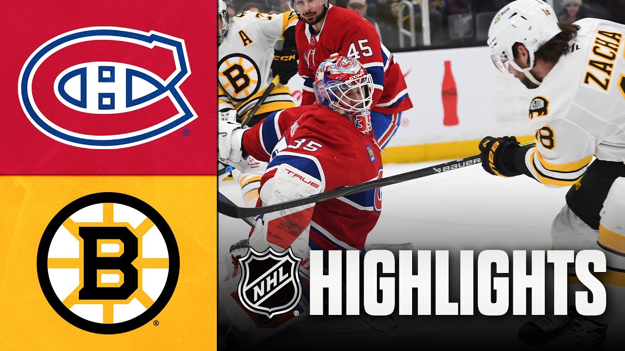 Canadiens vs. Bruins | NHL Highlights | January 24, 2026