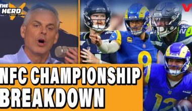 Colin Cowherd’s TOP 10 Rams & Seahawks in NFC Championship Game: Nacua, Darnold, Stafford | HERD NFL