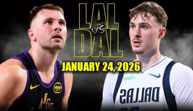 Los Angeles Lakers vs Dallas Mavericks Full Game Highlights – January 24, 2026 | NBA Season