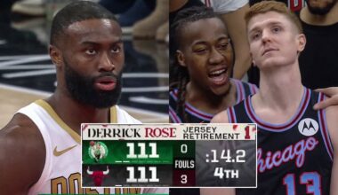 Final 5:45 WILD ENDING Celtics at Bulls 🔥 🌹 | January 24, 2026