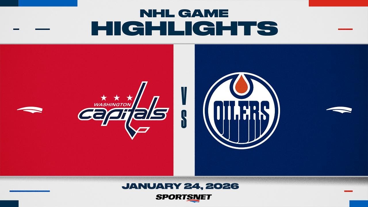 NHL Highlights | Capitals vs. Oilers - January 24, 2026