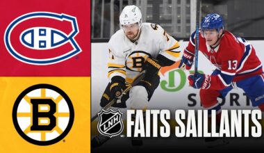 Canadiens vs Bruins 24/01/26 | Faits saillants