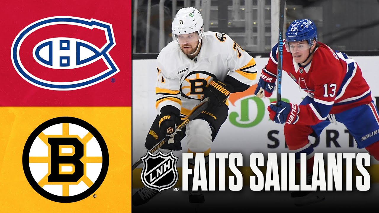 Canadiens vs Bruins 24/01/26 | Faits saillants