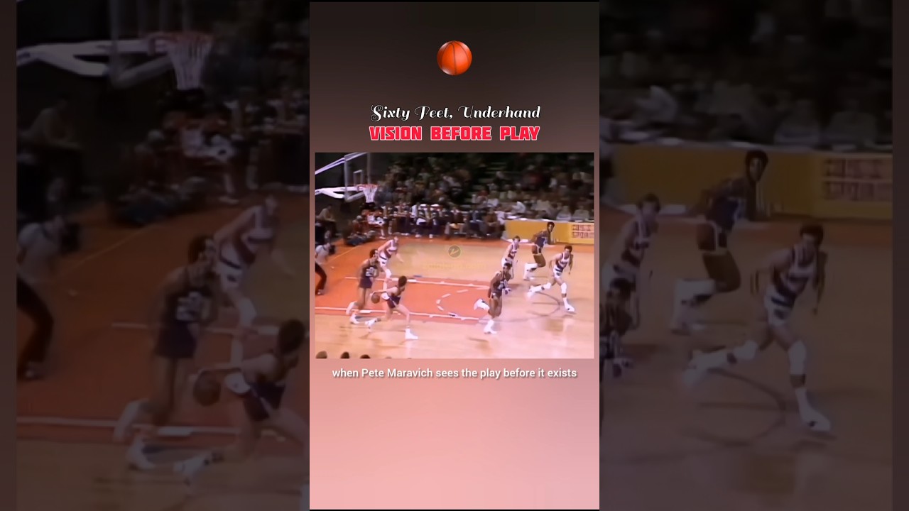 Pete Maravich vs Portland Trail Blazers (1978) | Seeing the Play Before It Exists