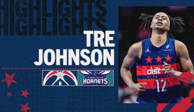 Tre Johnson has a career-high of 26 points at Charlotte Hornets | 01.24.26