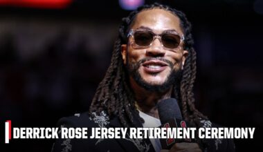 Derrick Rose’s Chicago Bulls Jersey Retirement Ceremony | NBA on ESPN