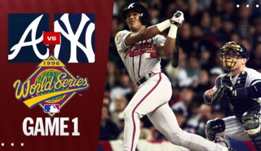 1996 World Series Game 1 (19-year old Andruw Jones hits 2 HR for Braves vs. Yankees) | FULL GAME