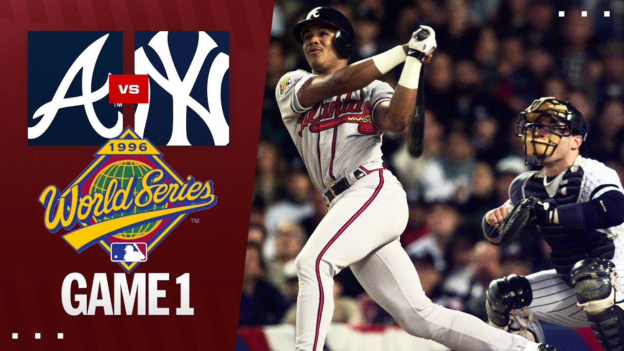 1996 World Series Game 1 (19-year old Andruw Jones hits 2 HR for Braves vs. Yankees) | FULL GAME