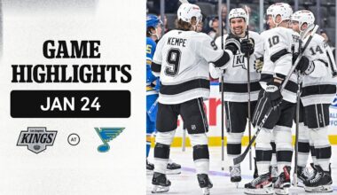 HIGHLIGHTS: LA Kings at St Louis Blues | 01.24.26