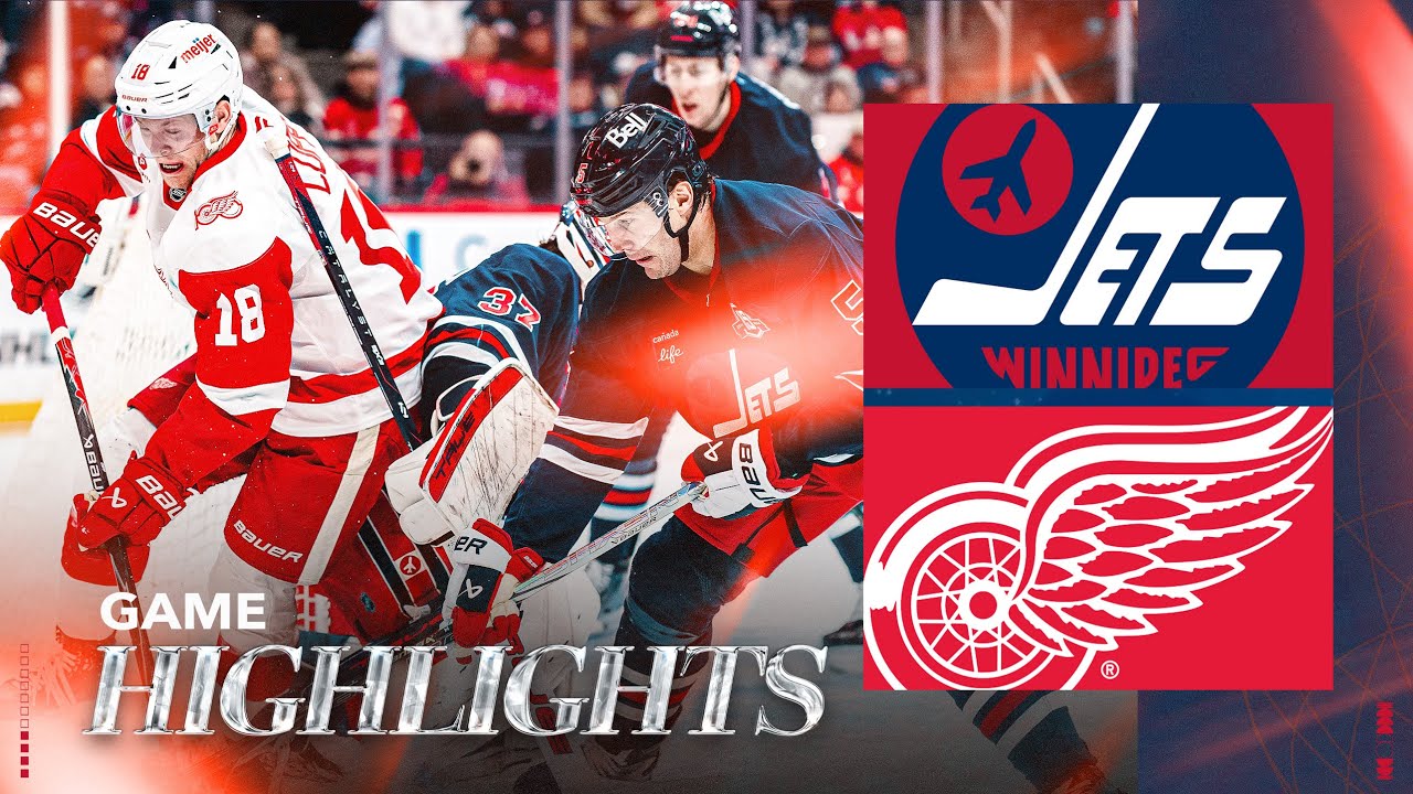 Winnipeg Jets vs. Detroit Red Wings - Game Highlights