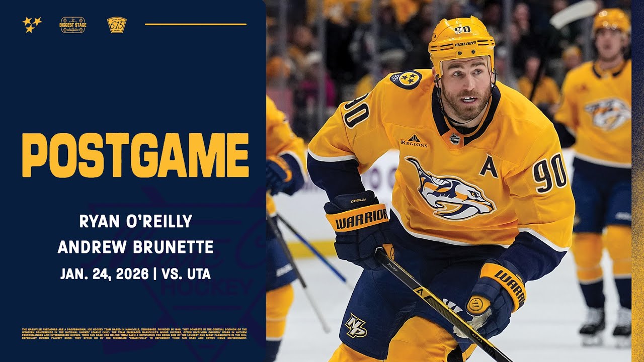 Ryan O’Reilly & Andrew Brunette - Postgame: Jan. 24, 2026