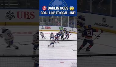 Dahlin from his OWN goal line! 😮‍💨