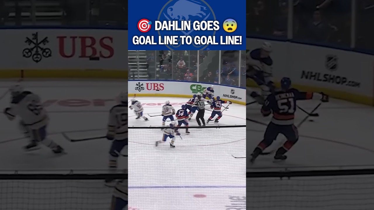 Dahlin from his OWN goal line! 😮‍💨