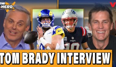 Tom Brady PREDICTS Conference Champs: Rams-Seahawks, Patriots-Broncos | Colin Cowherd: THE HERD NFL