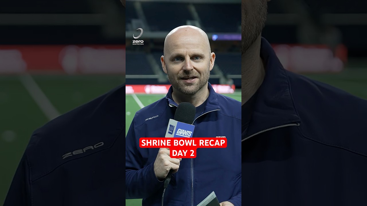 Practice recap from Day 2 of Shrine Bowl ✔️ #shorts #nfl #Giants #nygiants #newyorkgiants