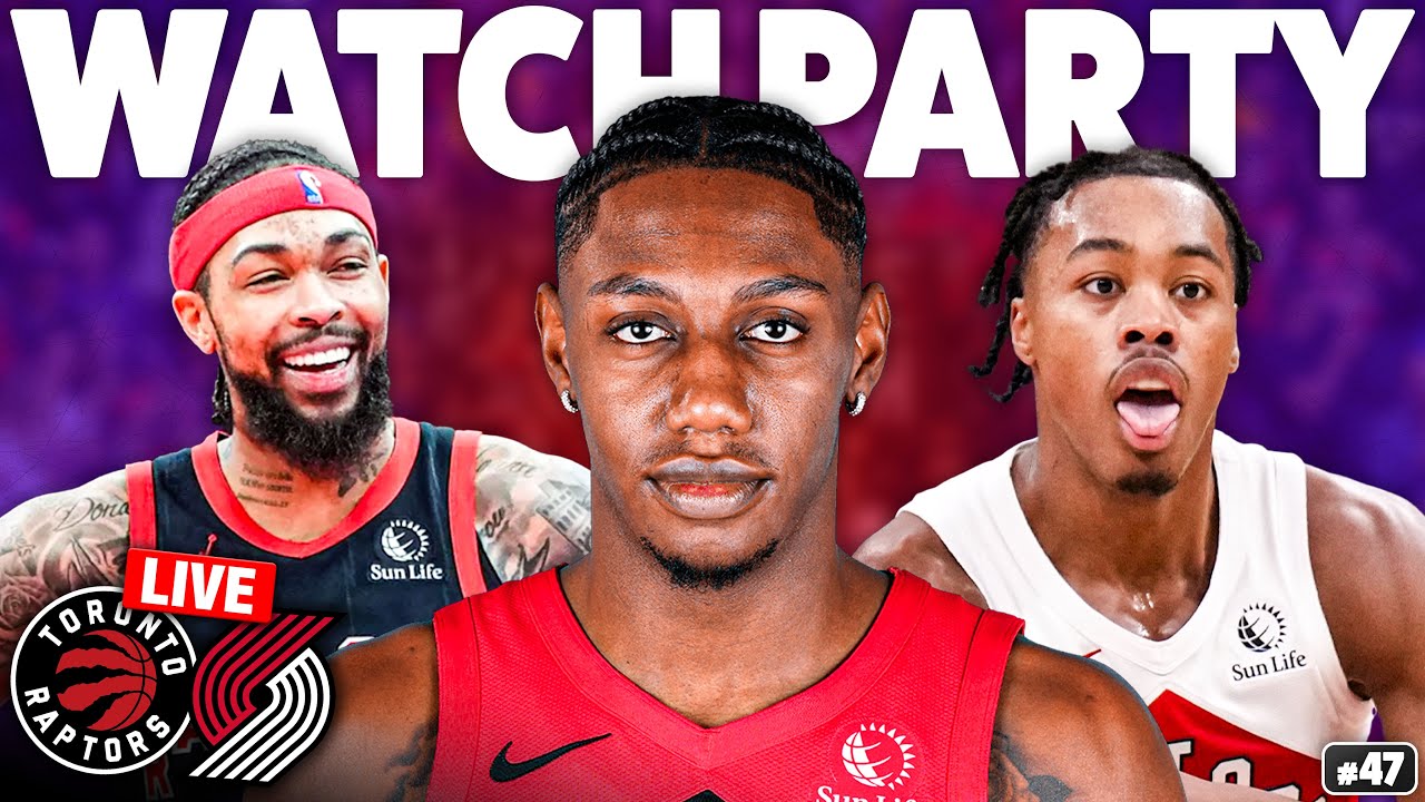 Raptors vs Trail Blazers LIVE Watch Along | RJ Barrett RETURNS for the Raptors
