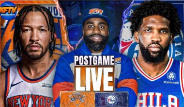 Knicks Get GRITTY In Wild Win Against Sixers | Post Game Show & Live Callers | EP 685