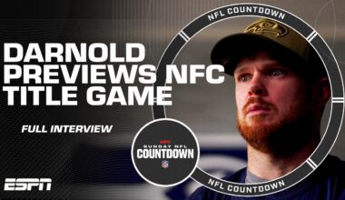 Sam Darnold Full Interview w/ Chis Berman on Seahawks’ road to the NFC Championship | NFL Countdown