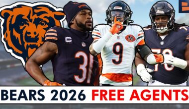 Chicago Bears 2026 Free Agents - Full List
