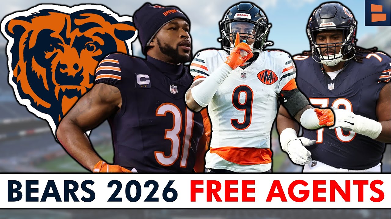 Chicago Bears 2026 Free Agents - Full List