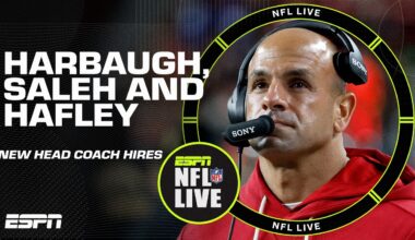 John Harbaugh, Robert Saleh & Jeff Hafley 👉 Impact of all the new head coach hires | NFL Live