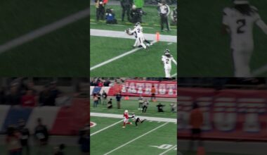 It was Drake to Boutte deja vu 🔮 #patriots #drakemaye #playoffs #nfl #shorts