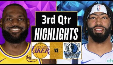 Los Angeles Lakers vs Dallas Mavericks Full Game Highlights 3rd Qtr | Jan 22 | 2026 NBA Highlights