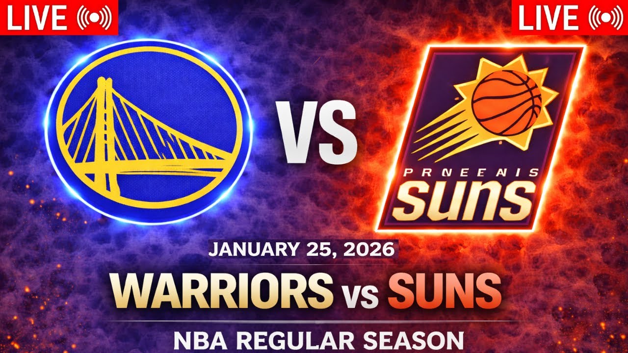 NBA LIVE! Golden State Warriors vs Phoenix Suns  I January 25, 2026 Warriors vs Suns Live 2K