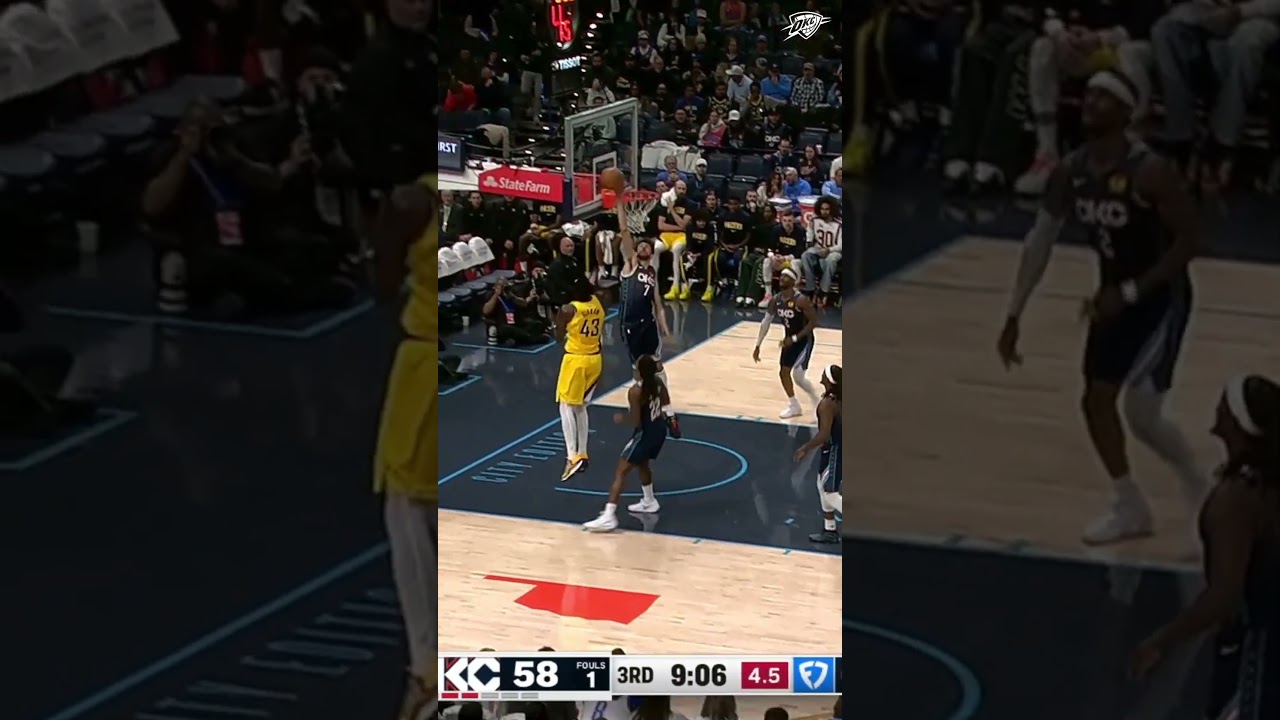 BOOM shakalaka 💥 #okcthunder