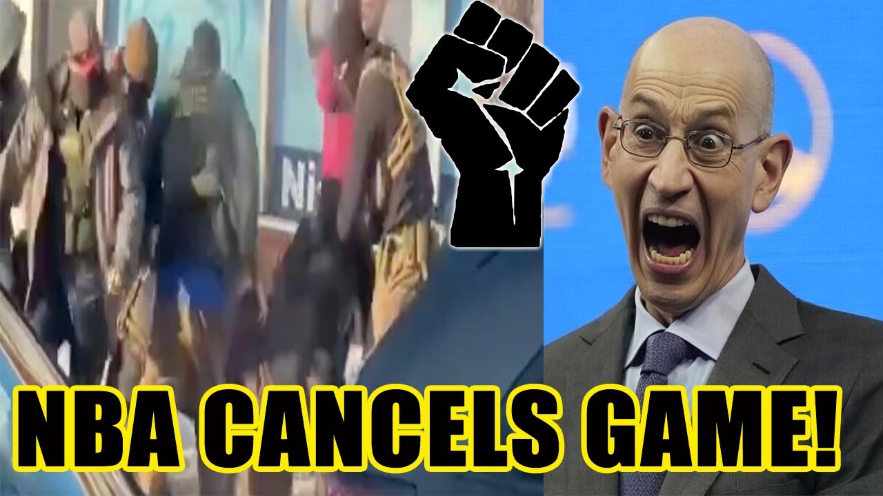 NBA BLASTED after POSTPONING Timberwolves vs Warriors game in PROTEST over ICE DEADLY SHOOTING!