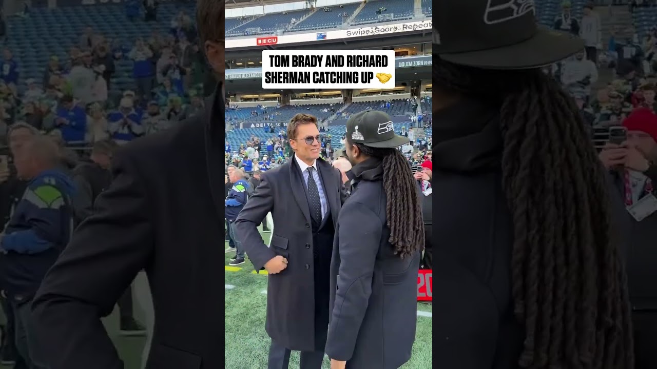 Super Bowl XLIX opponents reunited 👀