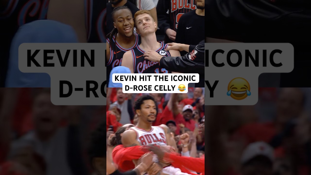 Kevin Huerter broke out the iconic D Rose celly 😂