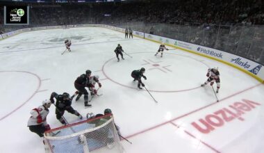 Dougie Hamilton scores a powerplay goal against the Seattle Kraken