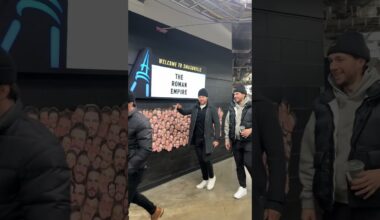 Players reacting to our wall of Roman Josi's face 💀