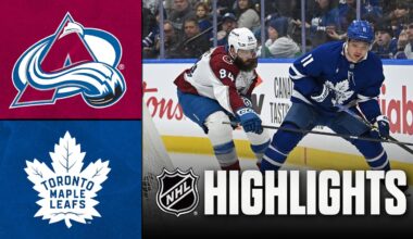 Avalanche vs. Maple Leafs | NHL Highlights | January 25, 2026