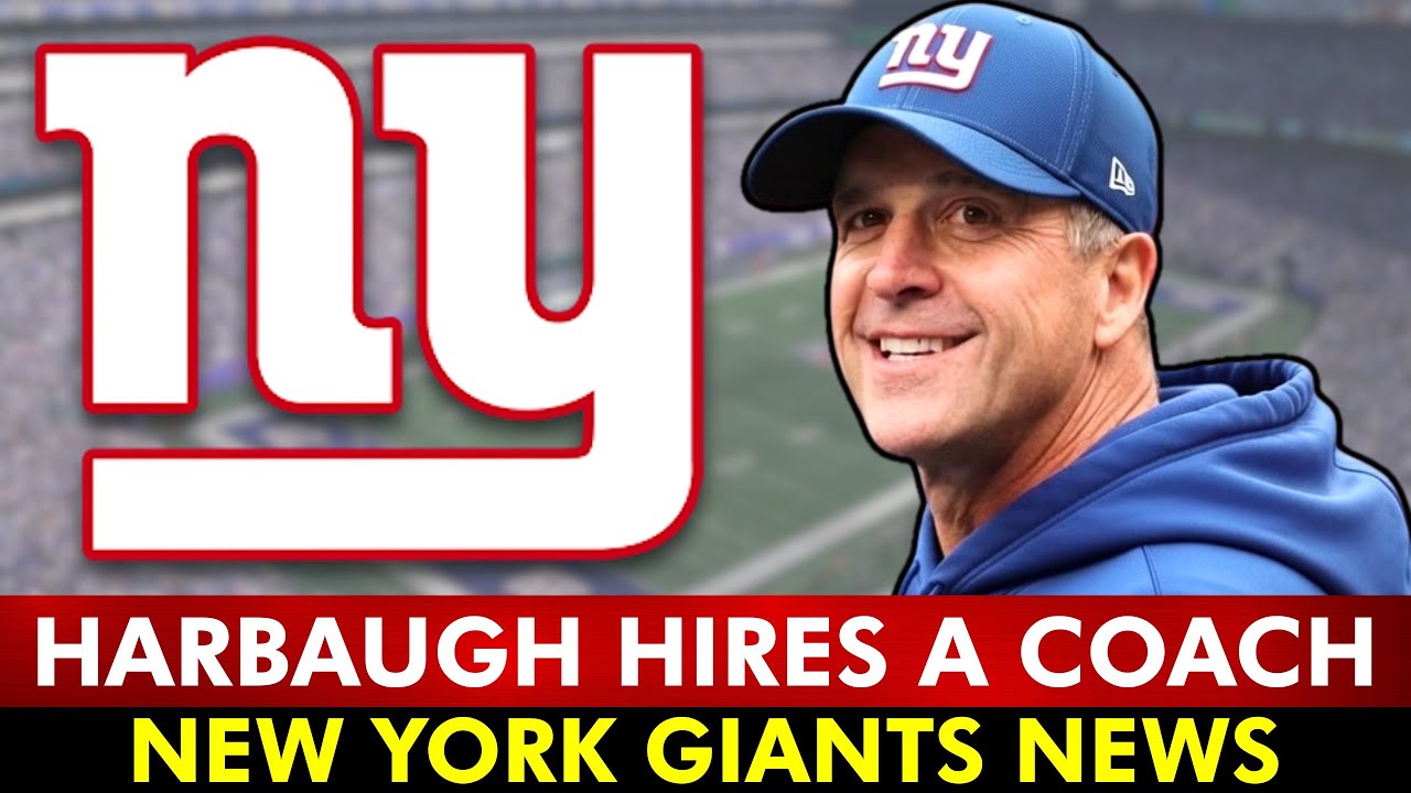 🚨Giants Get GREAT NEWS + John Harbaugh Hires 1st Coach