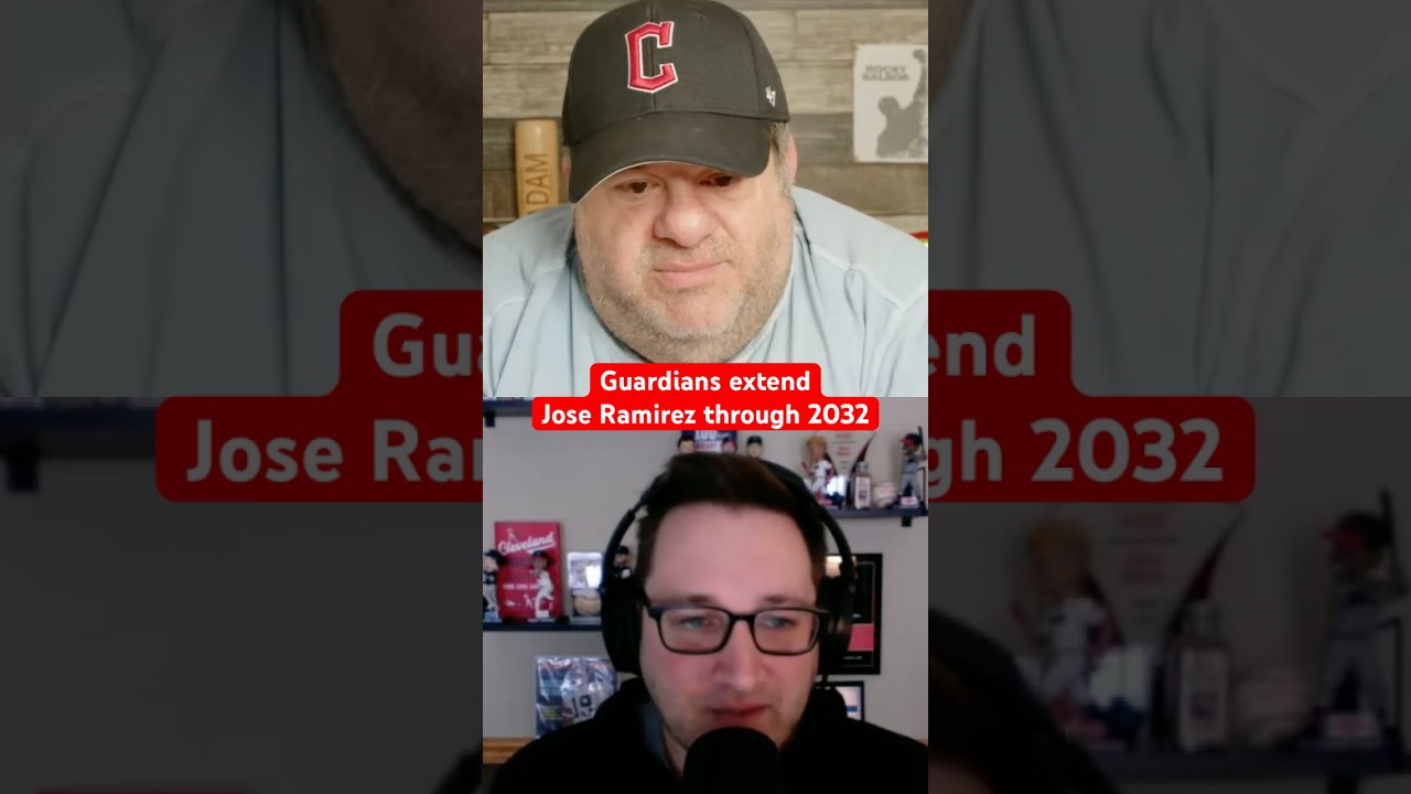 Cleveland Guardians extend Jose Ramirez. #mlb #clevelandguardians #guardians #joseramirez #shorts