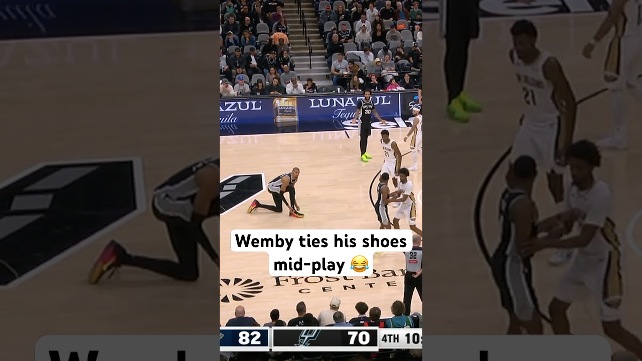 Wemby is truly one of one 😂