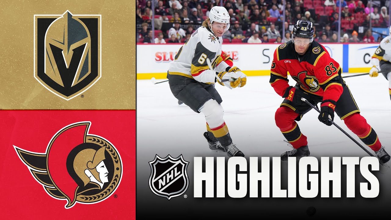 Golden Knights vs. Senators | NHL Highlights | January 25, 2026