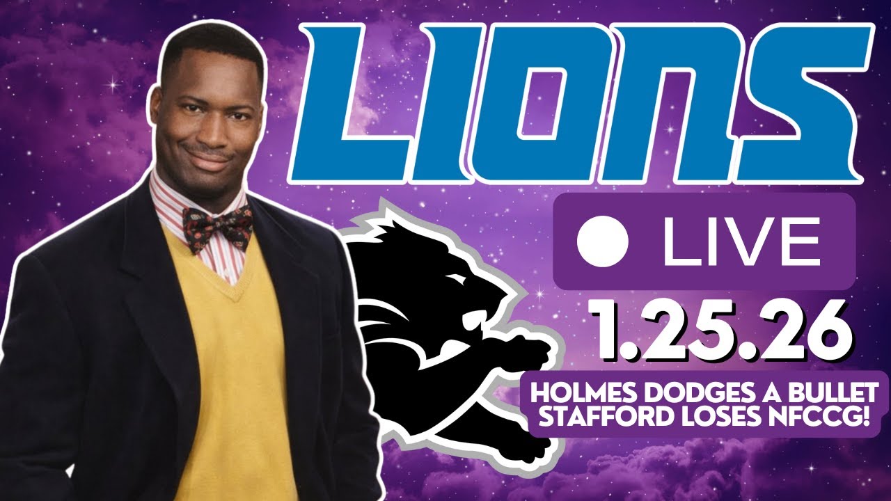 DETROIT LIONS LIVE: Brad Holmes ESCAPES Stafford Reaching 2nd Super Bowl!