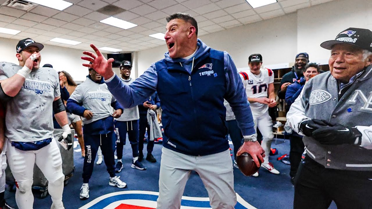Inside Patriots Locker Room After AFC Championship Win vs. Broncos | New England Patriots